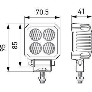 Produktbild für Zusatzscheinwerfer Hella ValueFit TS1700, 12 V / 24 V, LED