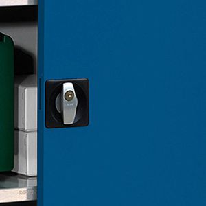 Produktbild für Werkzeugschrank Mauser MKSTS12/5/19, aus Metall, grau / blau