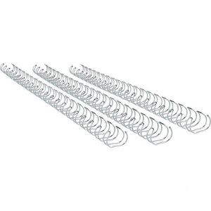 Produktbild für Drahtbinderücken GBC IB161438, silber, für A4
