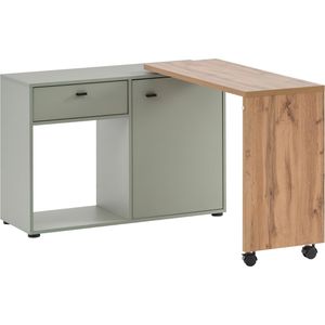 Produktbild für Schreibtisch Möbelpartner Tiny Working, eiche / pistazie