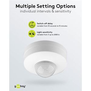 Produktbild für Bewegungsmelder Goobay 96007 PIR