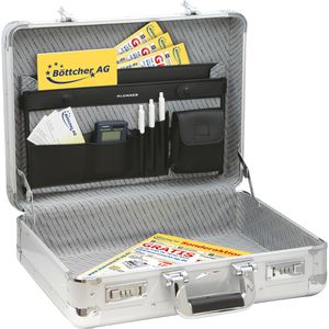 Produktbild für Aktenkoffer Alumaxx 45114 Taurus, silber