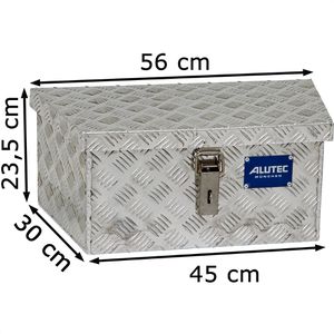 Produktbild für Deichselbox Alutec Trailer 30 41030, aus Aluminium Riffelblech