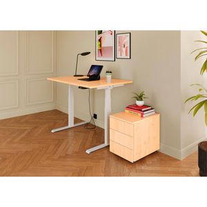 Produktbild für Schreibtisch Böttcher-AG Base Lite, buche / weiß