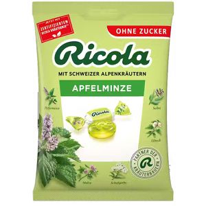 Kräuterbonbons Ricola Apfelminze