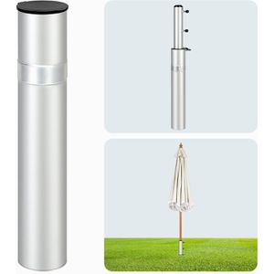 Produktbild für Bodenhülse Sekey US19, silber, Ø 32 - 52 mm