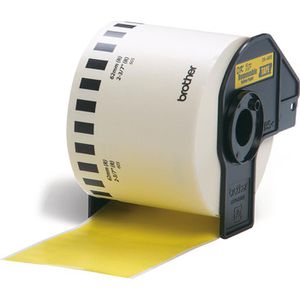 Produktbild für Brother-Etiketten Brother DK-44605, gelb