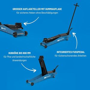 Produktbild für Rangierwagenheber Güde GRH 2/800 HD, 18035