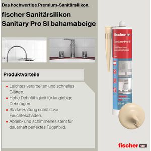 Produktbild für Silikon Fischer Premium, DSSA, bahamabeige
