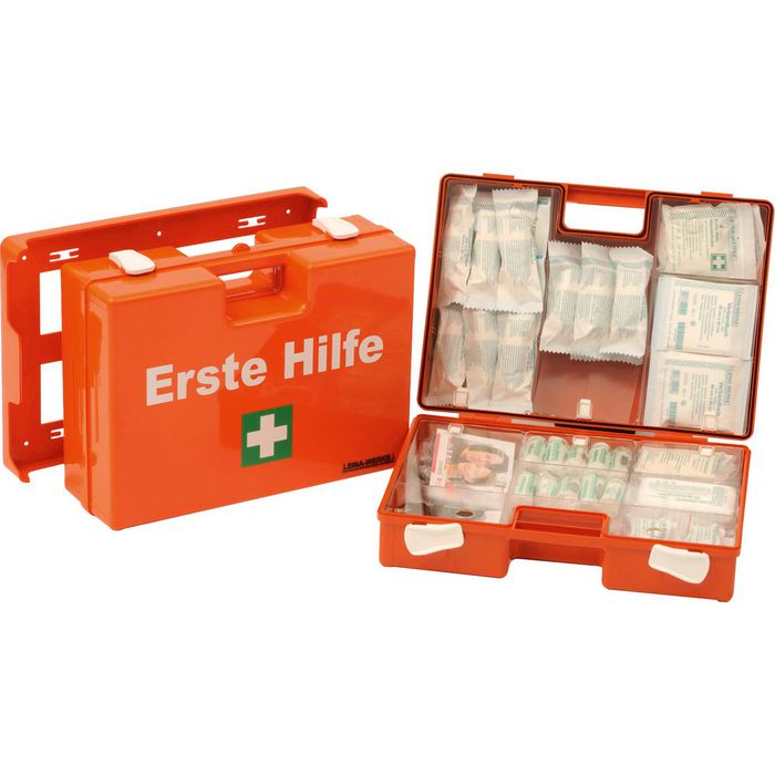 Erste-Hilfe Koffer für holzverarbeitende Betriebe, DIN 13169 Neu