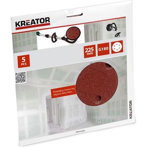 Produktbild für Schleifpapier Kreator KRT232008, Körnung 180, Set