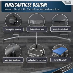 Produktbild für Flachplanenbügel Tarpofix PB2-2, aus Aluminium