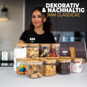 Produktbild für Vorratsglas Clidor mit Bambusdeckel