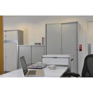 Produktbild für Schiebetürenschrank Bisley Eco SD12194S645, abschließbar