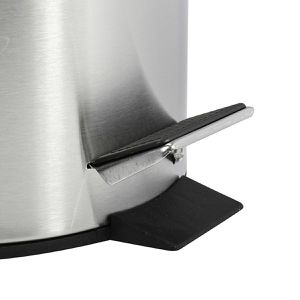 Produktbild für Mülleimer MSV 100155, silber matt