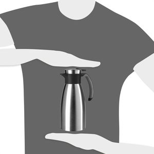 Produktbild für Thermoskanne Emsa Soft Grip, Quick Tip, Edelstahl