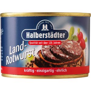 Wurstkonserve Halberstädter Landrotwurst