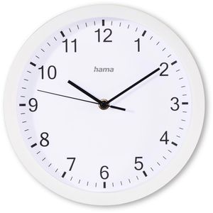Produktbild für Wanduhr Hama Elba, Kunststoff, analog, Quarzuhr