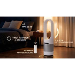 Produktbild für Ventilator Hansa AM-046, weiß, 82cm
