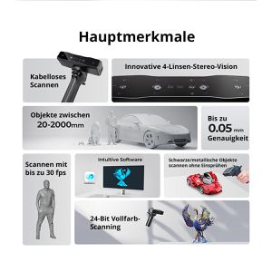 Produktbild für 3D-Scanner Creality CR-Scan Otter Lite, kabellos
