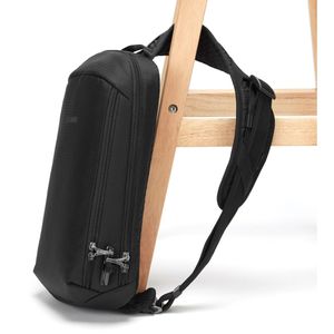 Produktbild für Umhängetasche Pacsafe Vibe 325, aus recyceltem PET, schwarz