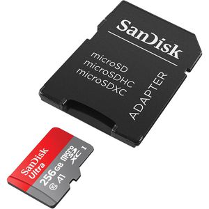 Produktbild für Micro-SD-Karte SanDisk Ultra, 256GB