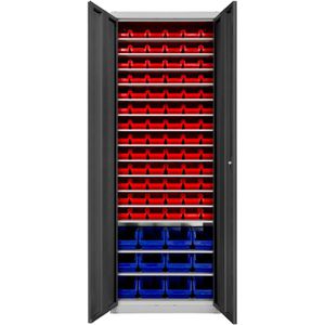 Magazinschrank ADB 41833, grau / anthrazit