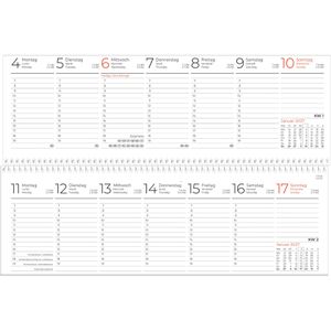 Produktbild für Tischkalender Zettler 146-0700, Recycling, Wochenkalender quer