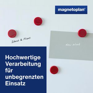 Produktbild für Magnete Magnetoplan Ergo Medium, rot