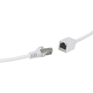 Produktbild für Netzwerkkabel LogiLink Premium, CQX031S, weiß