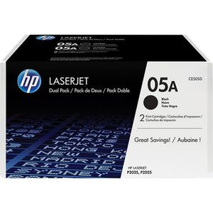 Produktbild für Toner HP 05A, CE505D Doppelpack
