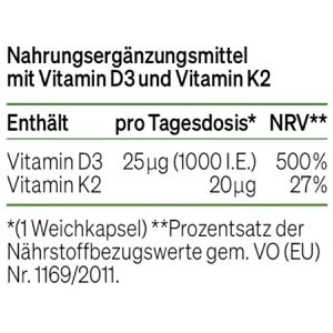 Produktbild für Vitamin-D natural-elements 120 Weichkapseln