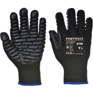 Arbeitshandschuhe Portwest Anti-Vibration, A790BKR