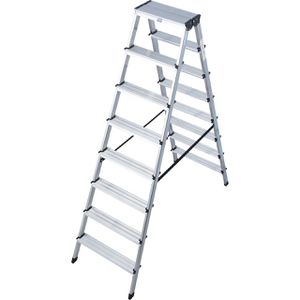 Produktbild für Stehleiter Krause Monto Dopplo, 120373, beidseitig begehbar