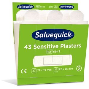 Produktbild für Pflaster Salvequick Sensitive, 43 Strips