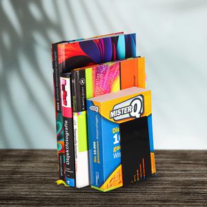 Produktbild für Buchstütze Wedo 1021001, schmal, schwarz