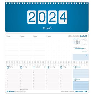 Tischkalender Häfft 6175-9, Königsblau, Jahr 2023