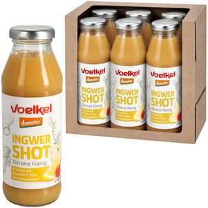 Vitamin-Shot Voelkel Ingwer Zitrone & Honig demeter, BIO