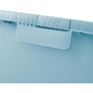 Produktbild für Wäschekorb Keeeper Aenna, blau, mit 2 Griffen