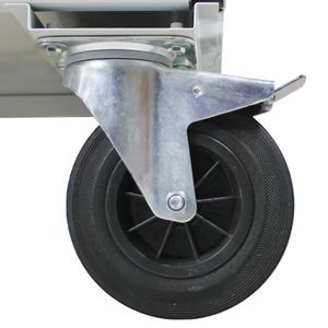 Produktbild für Werkbank ADB 44744, anthrazit, mit Rollen