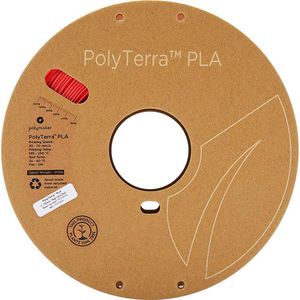 Produktbild für Filament Polymaker PolyTerra, PLA, rot