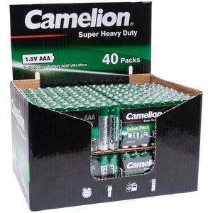 Batterien Camelion Super Heavy Duty, Zink-Kohle