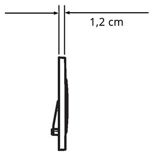 Produktbild für Betätigungsplatte Geberit Sigma20, weiß/verchromt