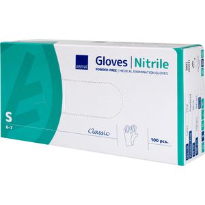 Produktbild für Einmalhandschuhe Abena Classic, weiß, 100 Stück