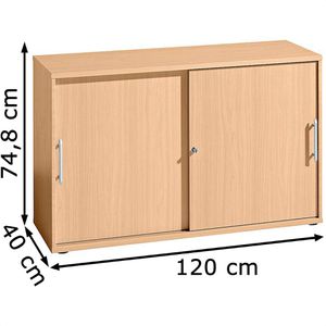 Produktbild für Schiebetürenschrank Hammerbacher N-Serie, abschließbar