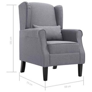 Produktbild für Loungesessel vidaXL 248616, dunkelgrau