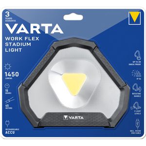 Produktbild für Baustrahler Varta Work Flex Stadium LED, mit integriertem Akku