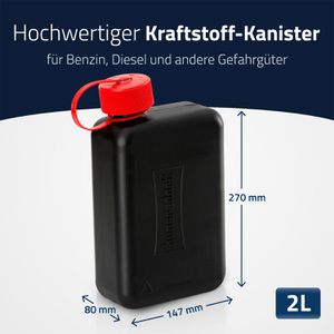 Produktbild für Benzinkanister Hünersdorff Standard 810220