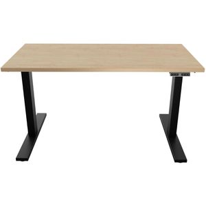 Produktbild für Schreibtisch Bisley E-WonderTech, ahorn / schwarz
