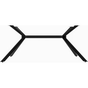 Produktbild für Tischbein CLP Cascada M 323439, schwarz aus Metall